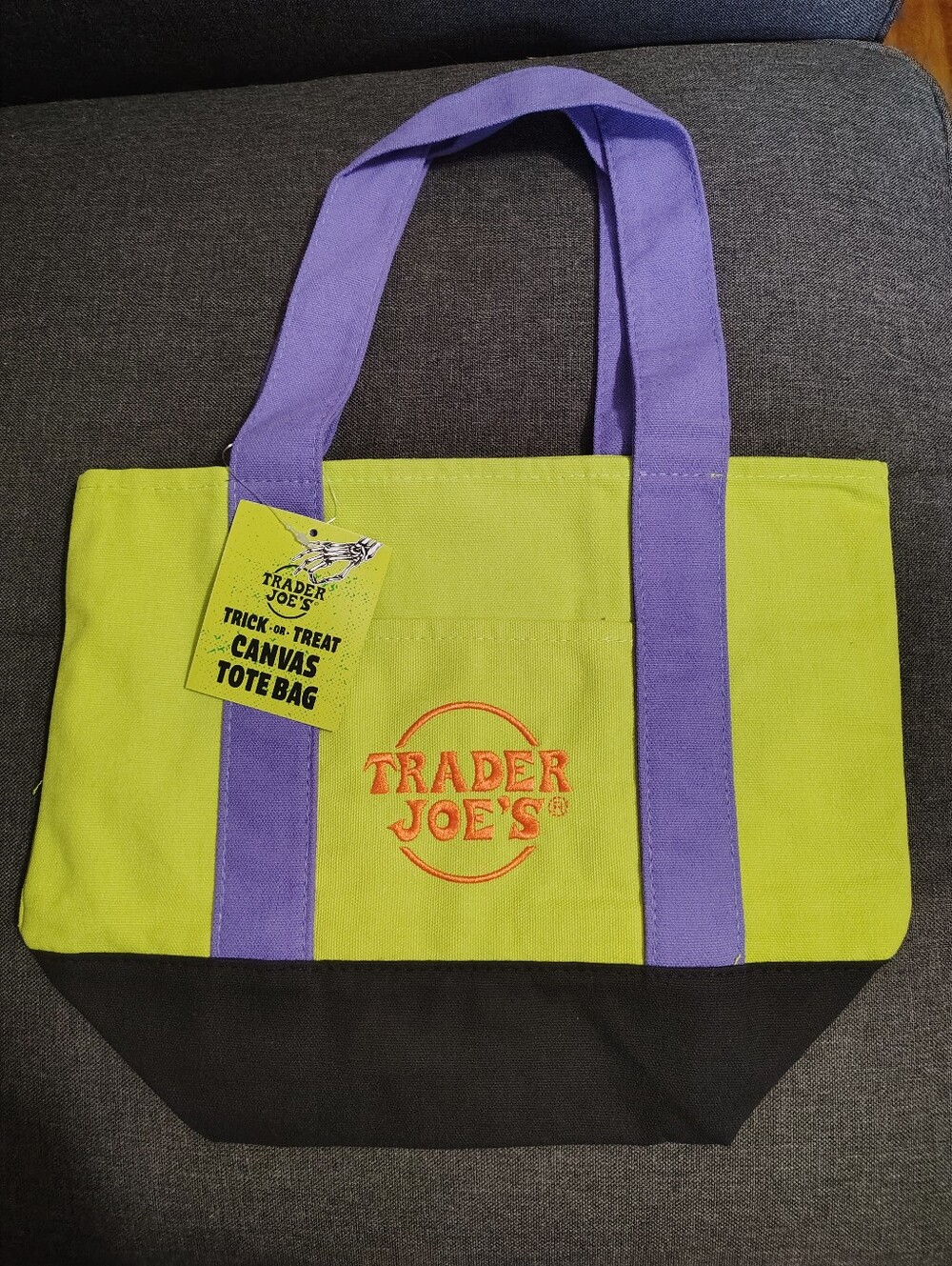 Trader Joe's Trick Or Treat Mini Tote Bag